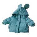 Six-Color Children's Cute Ear Down Jacket